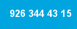 926 344 43 15